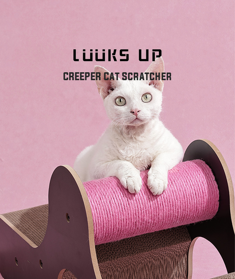 猫 爪とぎ かわいい おしゃれ 人気 組立て簡単 省スペース 工具不要 Luuks up ASTROBALL Cat Scratcher Petifam